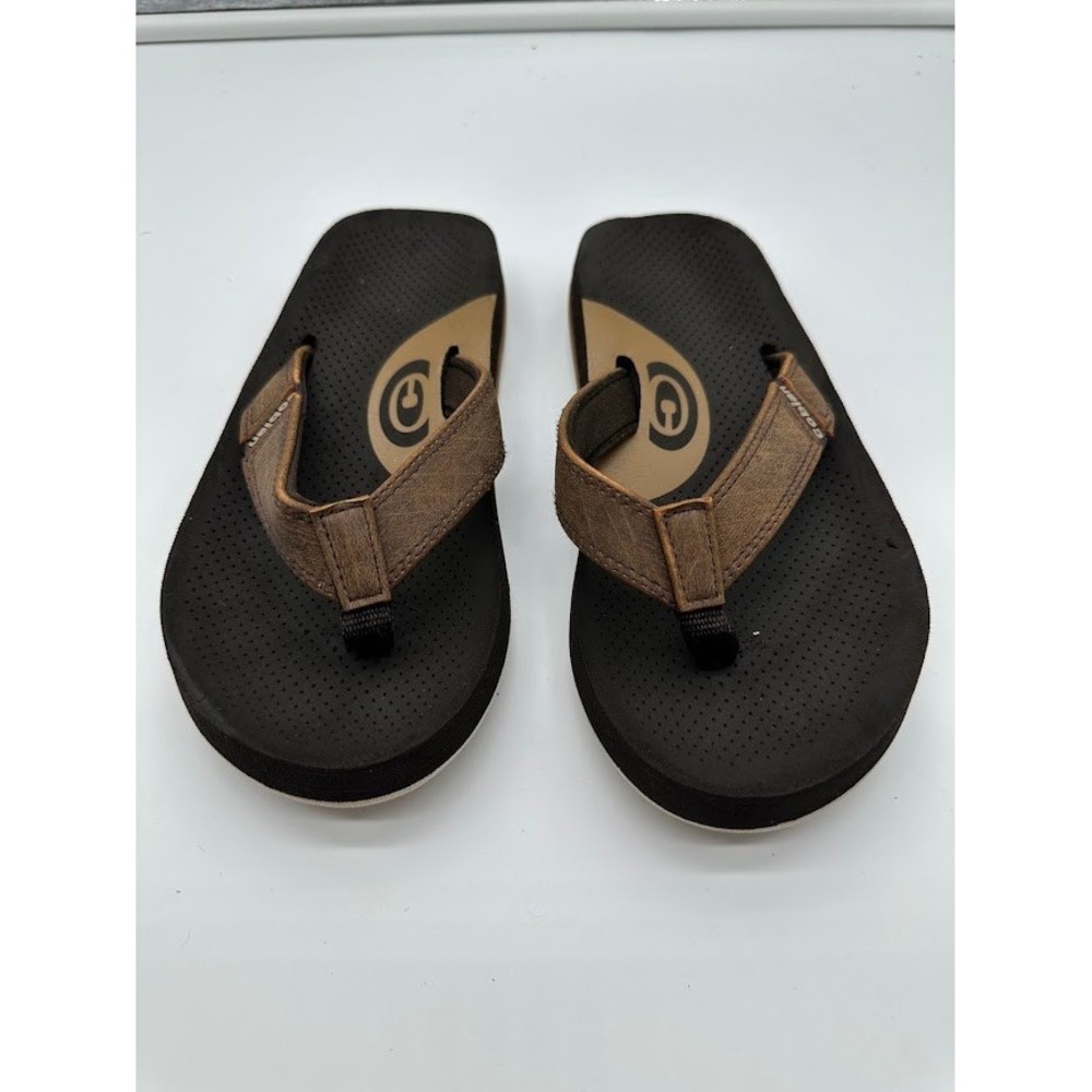 Cobian Mens ARV 2 Flip Flops Brown Black Comfort Sandals Size 11